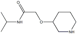 2-(piperidin-3-yloxy)-N-(propan-2-yl)acetamide Struktur