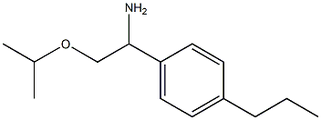 2-(propan-2-yloxy)-1-(4-propylphenyl)ethan-1-amine Struktur