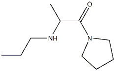 2-(propylamino)-1-(pyrrolidin-1-yl)propan-1-one Struktur