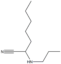 2-(propylamino)heptanenitrile Struktur