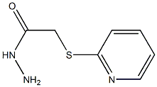 2-(pyridin-2-ylsulfanyl)acetohydrazide Struktur