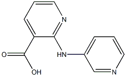 2-(pyridin-3-ylamino)pyridine-3-carboxylic acid Struktur