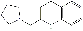 2-(pyrrolidin-1-ylmethyl)-1,2,3,4-tetrahydroquinoline Struktur