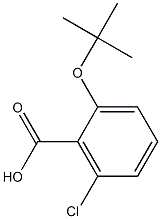 2-(tert-butoxy)-6-chlorobenzoic acid Struktur