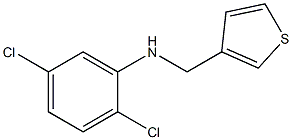 2,5-dichloro-N-(thiophen-3-ylmethyl)aniline Struktur