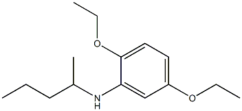 2,5-diethoxy-N-(pentan-2-yl)aniline Struktur