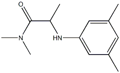 2-[(3,5-dimethylphenyl)amino]-N,N-dimethylpropanamide Struktur