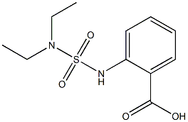 2-[(diethylsulfamoyl)amino]benzoic acid Struktur