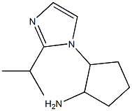 2-[2-(propan-2-yl)-1H-imidazol-1-yl]cyclopentan-1-amine Struktur