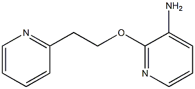 2-[2-(pyridin-2-yl)ethoxy]pyridin-3-amine Struktur