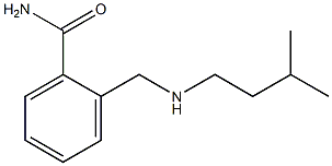 2-{[(3-methylbutyl)amino]methyl}benzamide Struktur