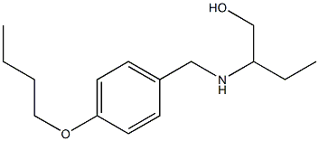 2-{[(4-butoxyphenyl)methyl]amino}butan-1-ol Struktur