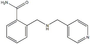 2-{[(pyridin-4-ylmethyl)amino]methyl}benzamide Struktur