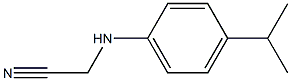 2-{[4-(propan-2-yl)phenyl]amino}acetonitrile Struktur