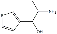 2-amino-1-(thiophen-3-yl)propan-1-ol Struktur