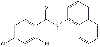 2-amino-4-chloro-N-(naphthalen-1-yl)benzamide Struktur