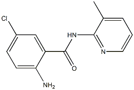 2-amino-5-chloro-N-(3-methylpyridin-2-yl)benzamide Struktur