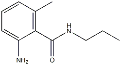 2-amino-6-methyl-N-propylbenzamide Struktur