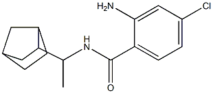 2-amino-N-(1-{bicyclo[2.2.1]heptan-2-yl}ethyl)-4-chlorobenzamide Struktur