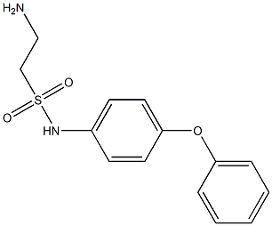 2-amino-N-(4-phenoxyphenyl)ethane-1-sulfonamide Struktur