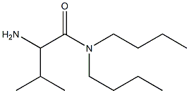 2-amino-N,N-dibutyl-3-methylbutanamide Struktur