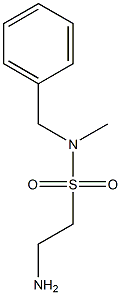 2-amino-N-benzyl-N-methylethanesulfonamide Struktur