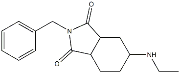 2-benzyl-5-(ethylamino)hexahydro-1H-isoindole-1,3(2H)-dione Struktur