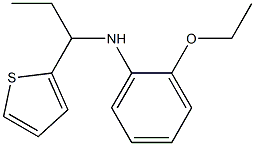 2-ethoxy-N-[1-(thiophen-2-yl)propyl]aniline Struktur