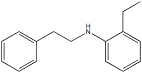 2-ethyl-N-(2-phenylethyl)aniline Struktur