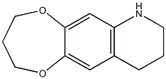 2H,3H,4H,7H,8H,9H,10H-[1,4]dioxepino[2,3-g]quinoline Struktur