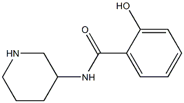 2-hydroxy-N-(piperidin-3-yl)benzamide Struktur