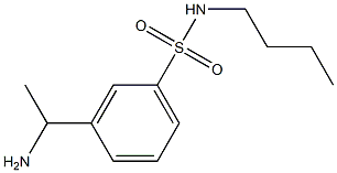 3-(1-aminoethyl)-N-butylbenzene-1-sulfonamide Struktur