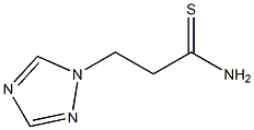 3-(1H-1,2,4-triazol-1-yl)propanethioamide Struktur