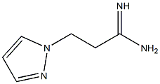 3-(1H-pyrazol-1-yl)propanimidamide Struktur