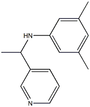 3,5-dimethyl-N-[1-(pyridin-3-yl)ethyl]aniline Struktur