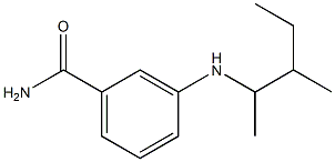 3-[(3-methylpentan-2-yl)amino]benzamide Struktur