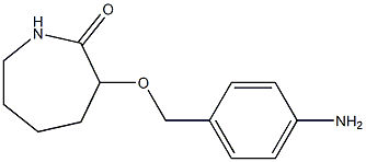 3-[(4-aminophenyl)methoxy]azepan-2-one Struktur