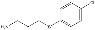 3-[(4-chlorophenyl)thio]propan-1-amine Struktur