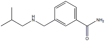 3-{[(2-methylpropyl)amino]methyl}benzamide Struktur