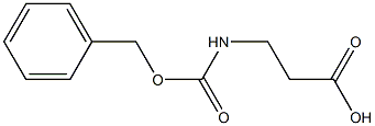 3-{[(benzyloxy)carbonyl]amino}propanoic acid Struktur