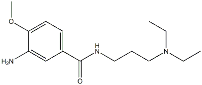 3-amino-N-[3-(diethylamino)propyl]-4-methoxybenzamide Struktur