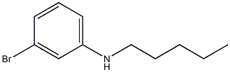 3-bromo-N-pentylaniline Structure