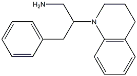 3-phenyl-2-(1,2,3,4-tetrahydroquinolin-1-yl)propan-1-amine Struktur