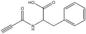 3-phenyl-2-(propioloylamino)propanoic acid Struktur