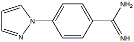 4-(1H-pyrazol-1-yl)benzene-1-carboximidamide Struktur