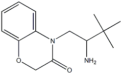 4-(2-amino-3,3-dimethylbutyl)-3,4-dihydro-2H-1,4-benzoxazin-3-one Struktur