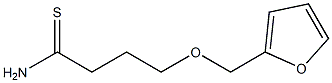 4-(2-furylmethoxy)butanethioamide Struktur