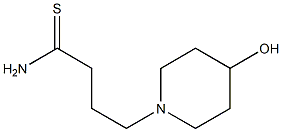 4-(4-hydroxypiperidin-1-yl)butanethioamide Struktur