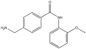 4-(aminomethyl)-N-(2-methoxyphenyl)benzamide Struktur