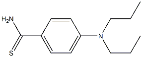 4-(dipropylamino)benzene-1-carbothioamide Struktur